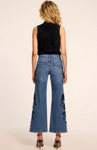 Cropped Beaded Lea Jean