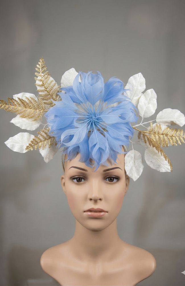 Gold Line Fascinator