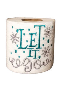 Embroidered Toilet Paper