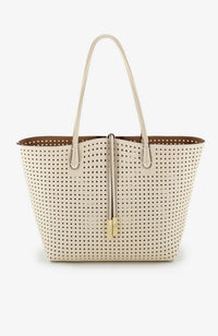 Departure Tote Cream Taupe