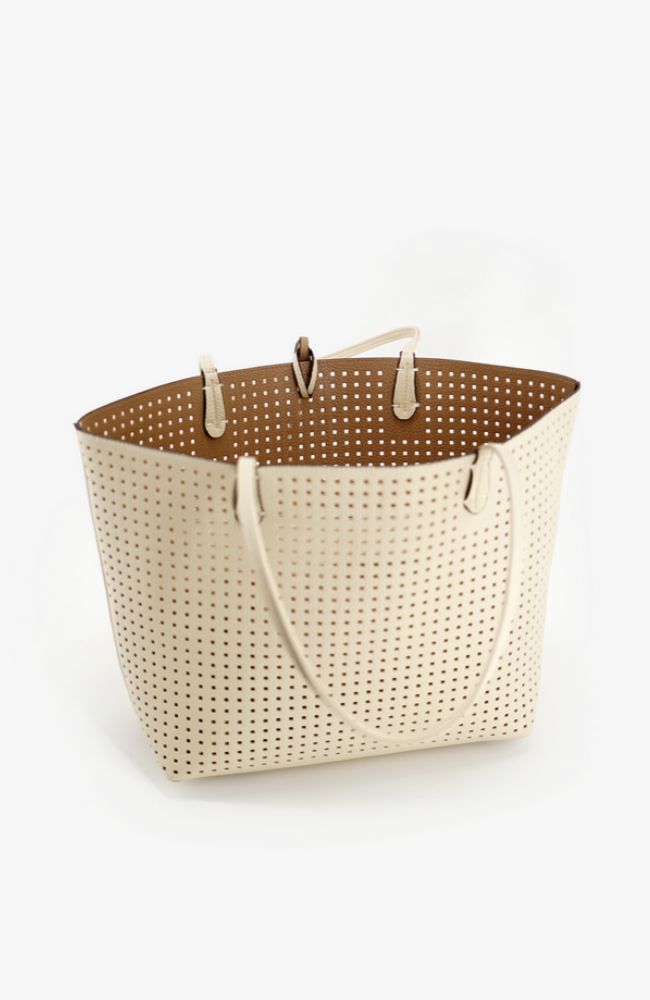 Departure Tote Cream Taupe