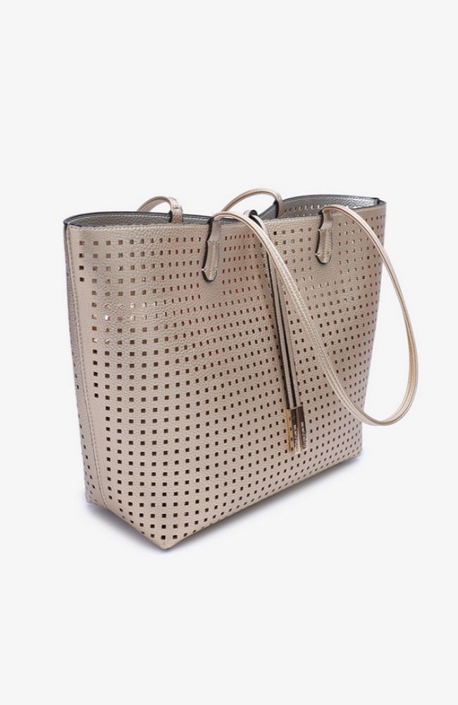 Departure Tote Gold Silver