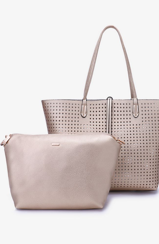 Departure Tote Gold Silver