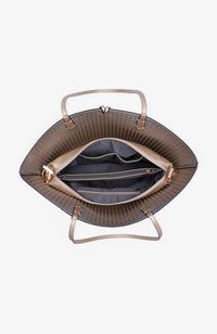 Departure Tote Gold Silver