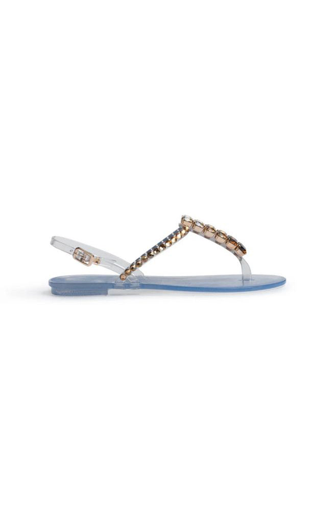 Clara Crystal Jelly Flat 20mm Ombre Amber