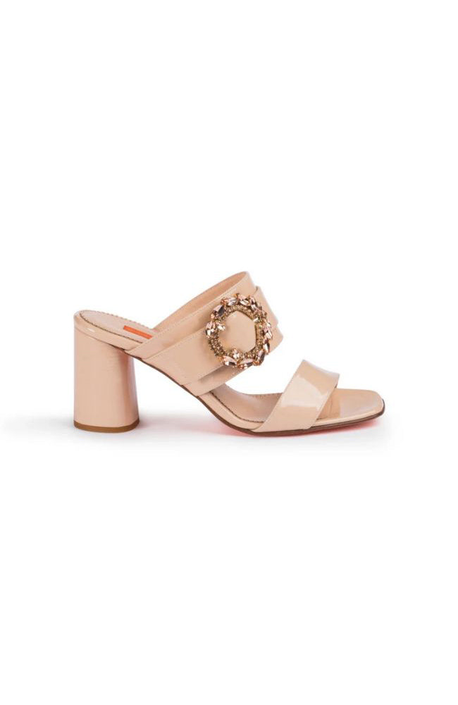 Ida Mule Patent Leather Nude 70mm