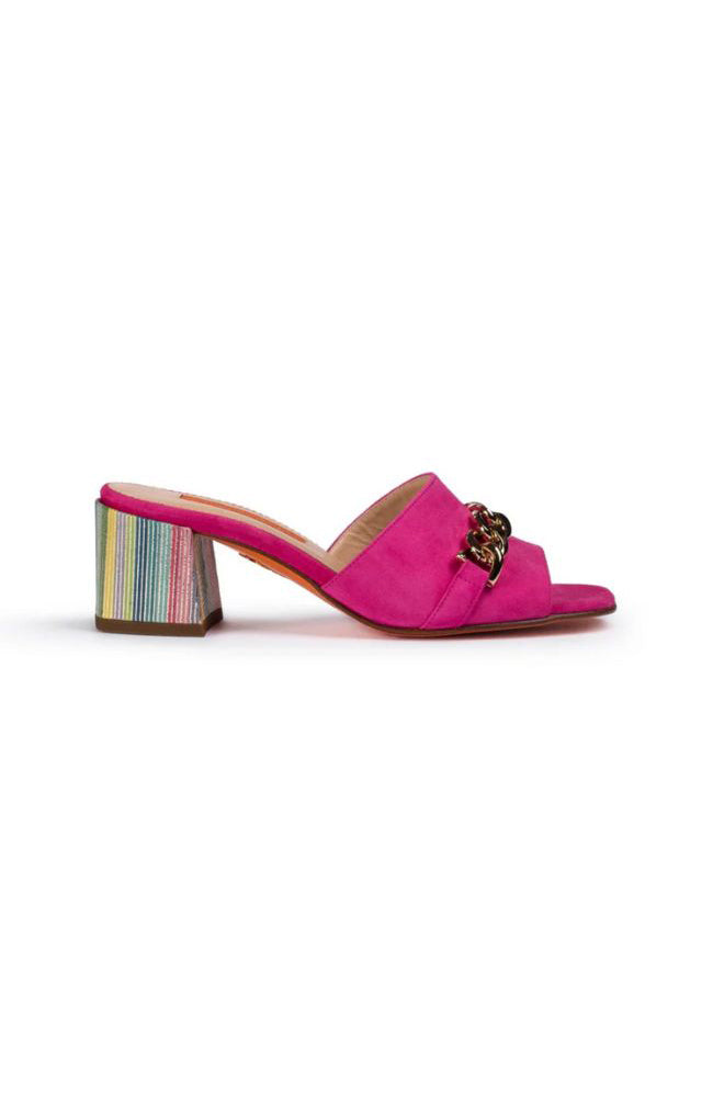 Irene Chain Mule Pink 50mm