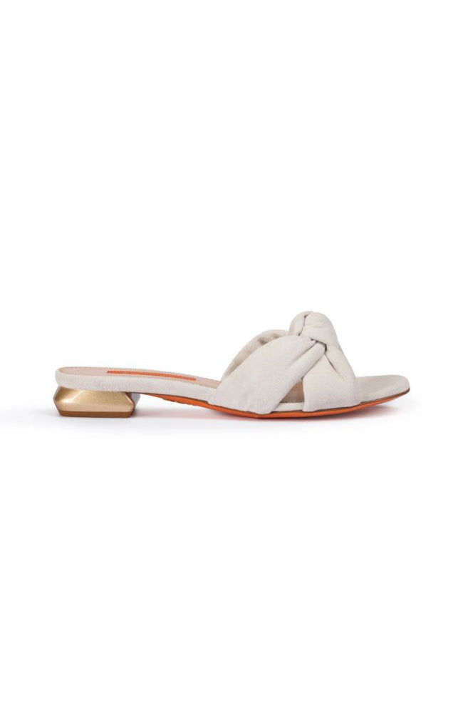 Sofia Suede Flat Sandals 20mm
