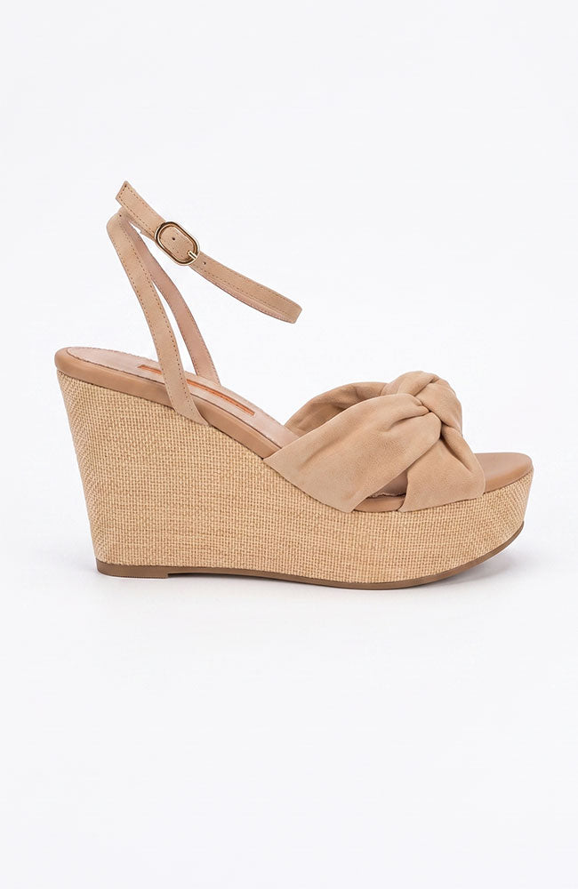 Sofia Wedge Tan