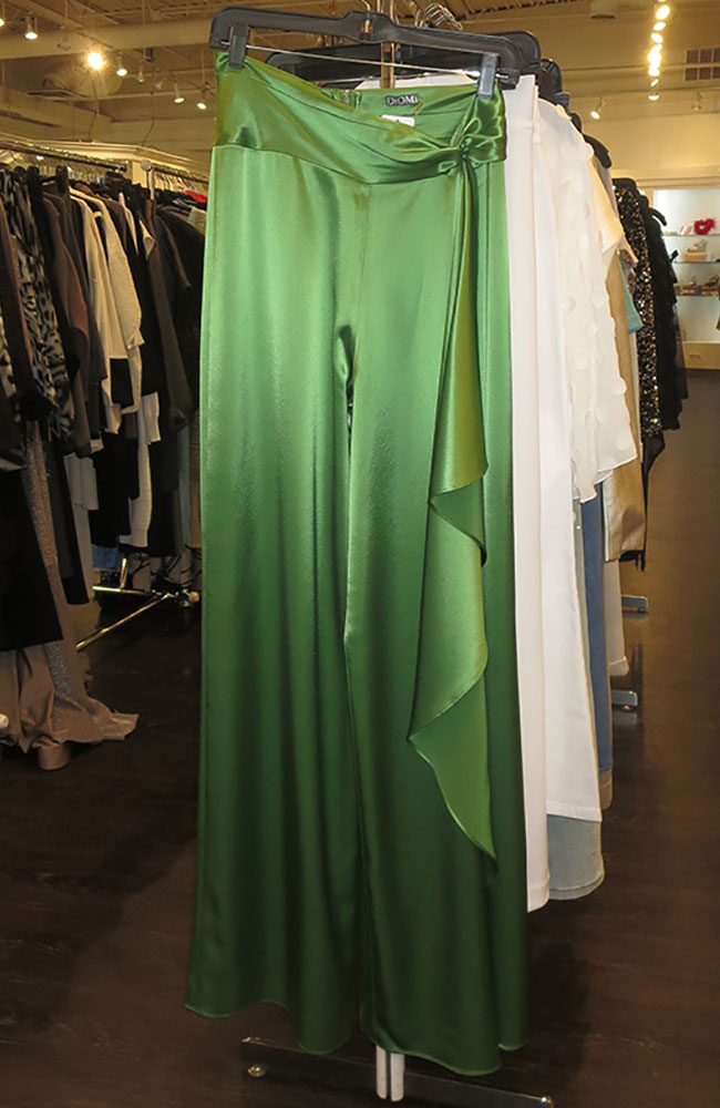 Draped Flare Triacetate Pants