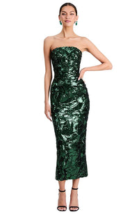 Leslie Dress in Emerald