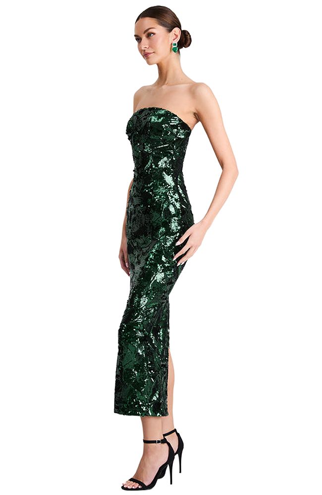 Leslie Dress in Emerald