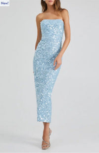 Leslie Dress in Icy Blue