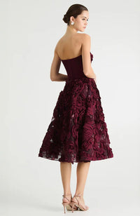 Florence Dress in Merlot