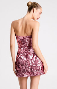 Linda Dress in Rose Gold