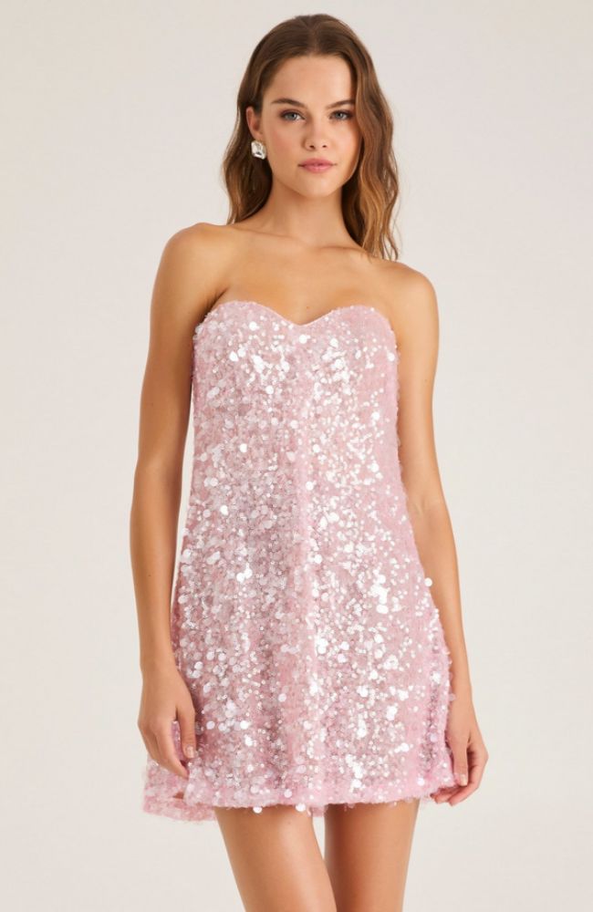 Mimi Dress in Baby Pink