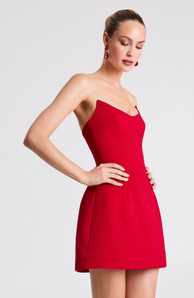 Eliza Dress in Red