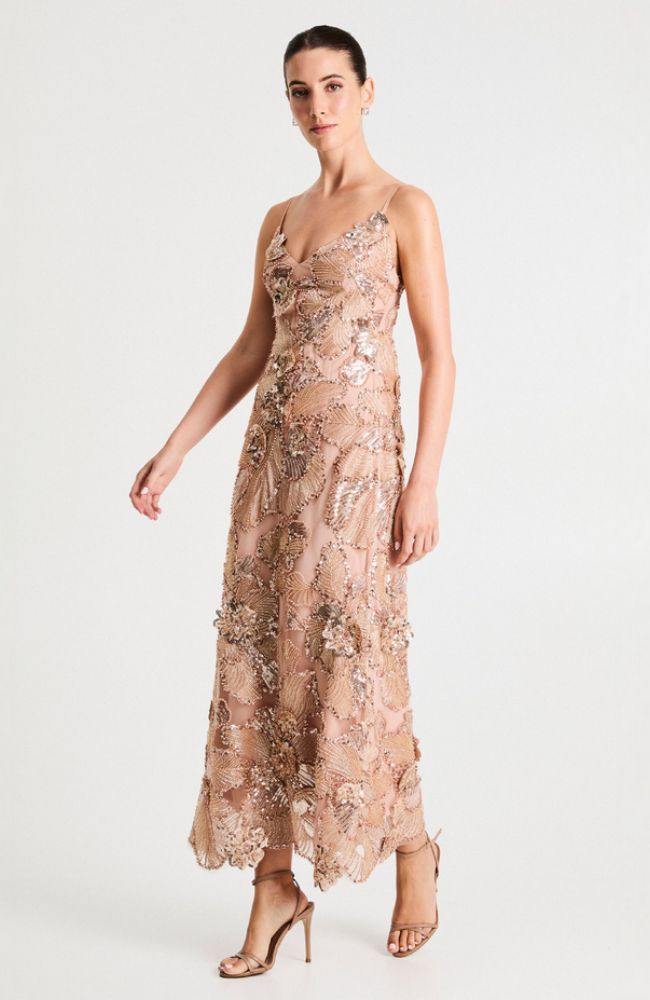 Samantha Dress in Gold