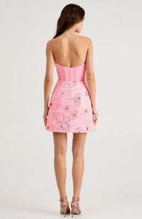 Ariana Dress in Salmon Floral