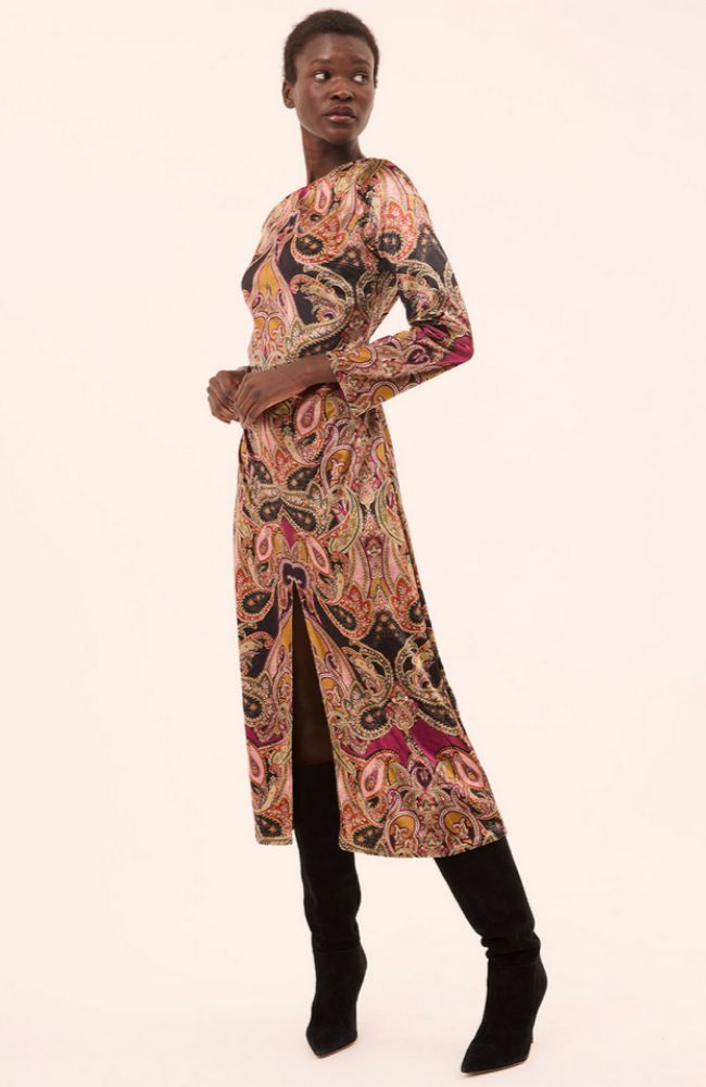 Goldie Dress in Persian Paisley