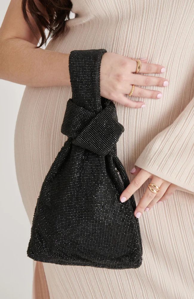 Clarra Rhinestone Wristlet