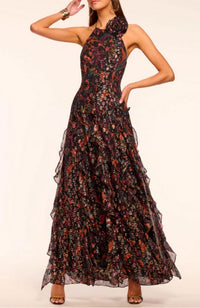Printed Idella Gown