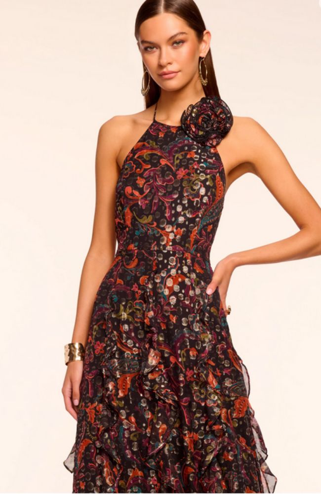 Printed Idella Gown