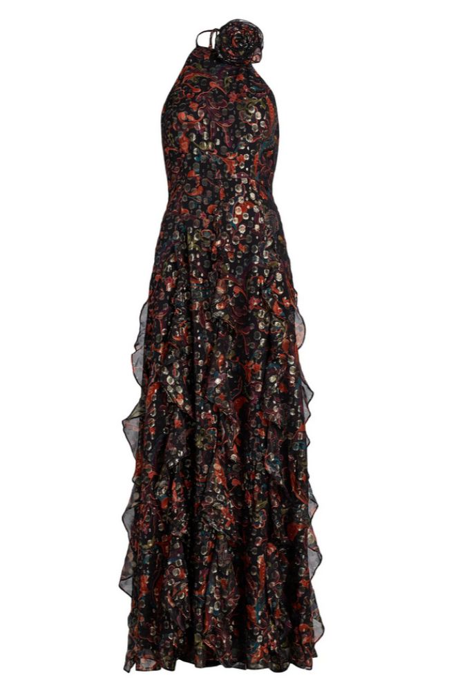 Printed Idella Gown
