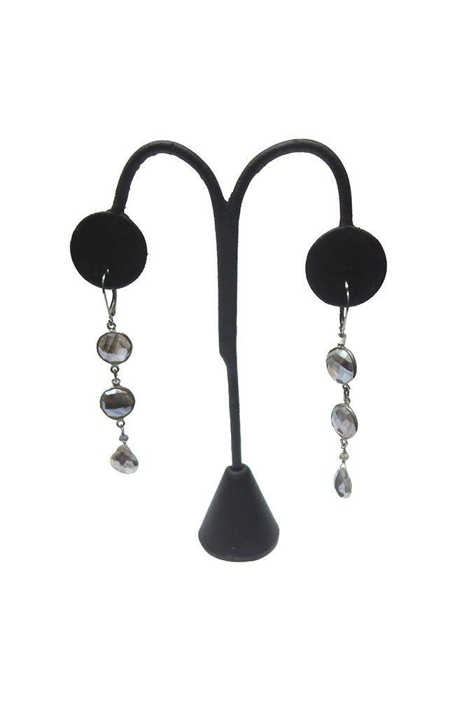 Ox Lab 3 Gem Earrings