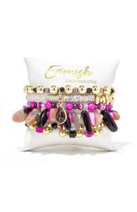 Ruby Multi Bracelet Set