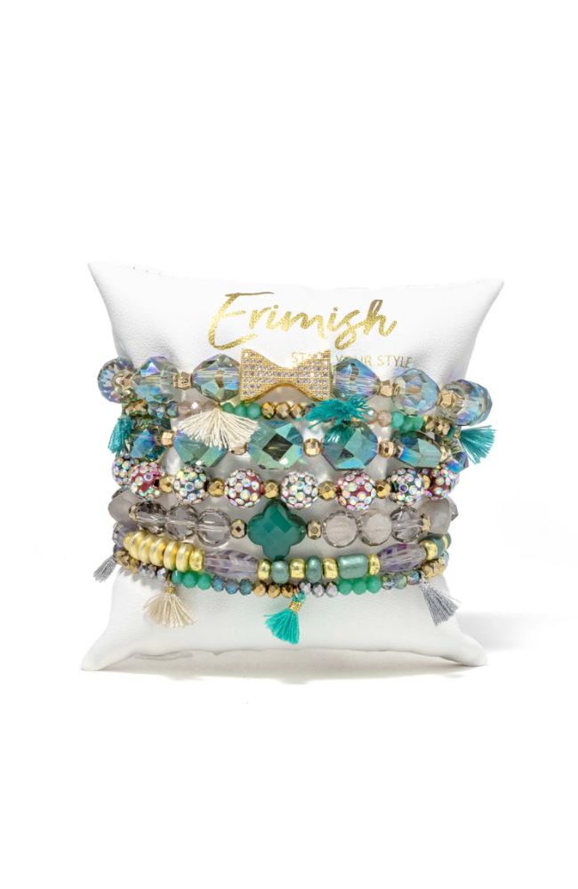 Sea Glass Bracelet Set