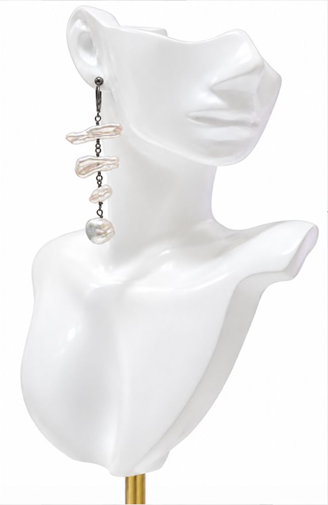 CX Pearl Drop Earrings