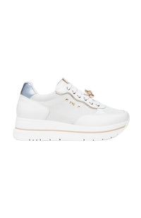 White Leather Sneaker