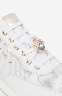 White Leather Sneaker