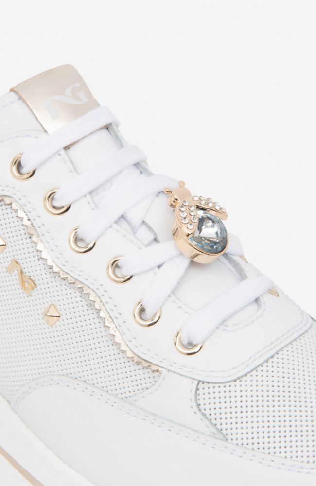 White Leather Sneaker
