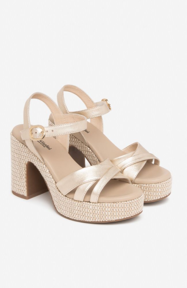 Gold Leather Sandal