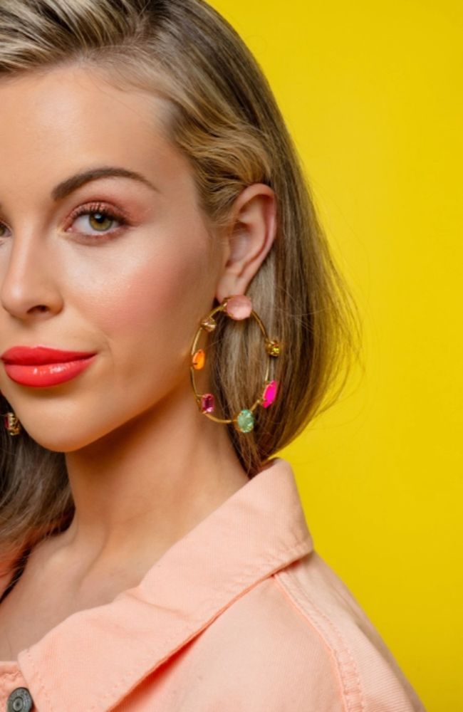 Tigger Hoops Pastel Watermelon