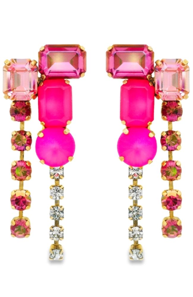 Mariette Earrings in Pinkle