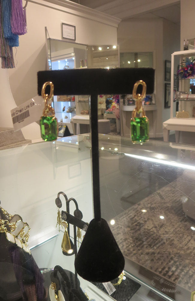 Perdiot Gold Chain Link Earring
