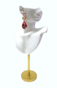 Rose Peach Swarovski Crystal Earring