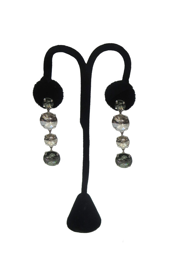 Shades of Blue 4 Stone Earring