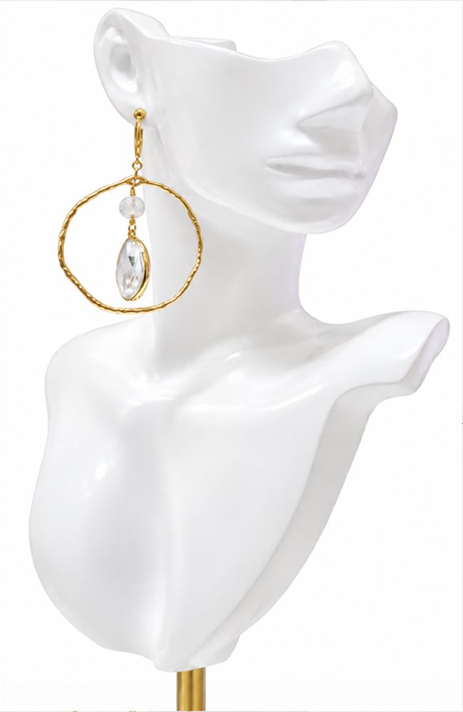 Crystal Hoops