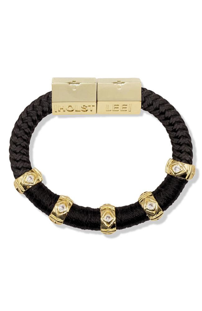 Evil Eye Black Colorblock Bracelet