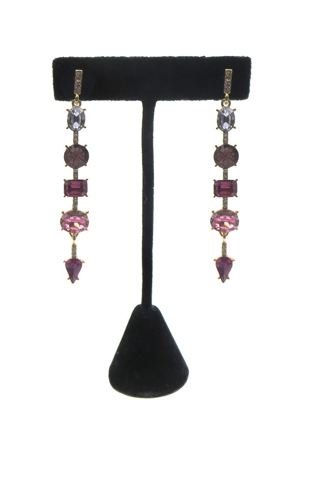 Cool Multi Shape Drop Earrings