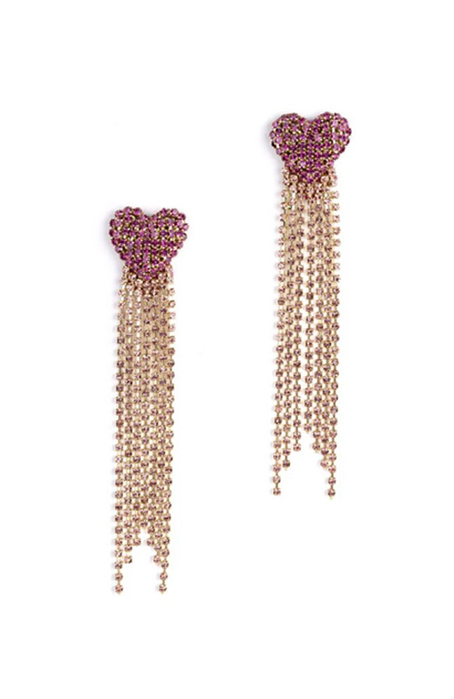 Divina Earring in Fuchsia