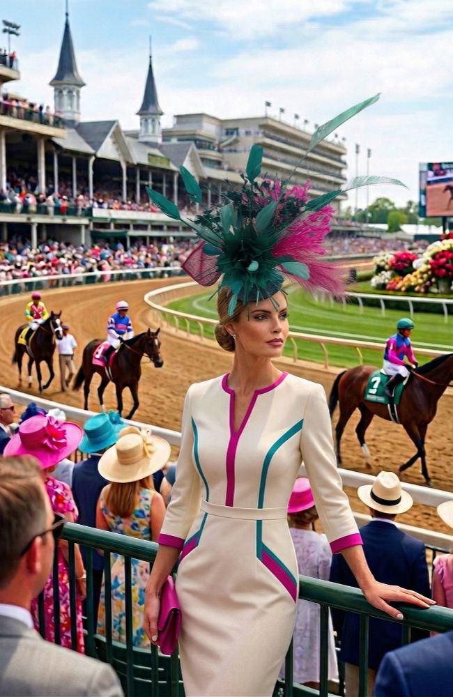 Fasc Green Flower Pink Bow