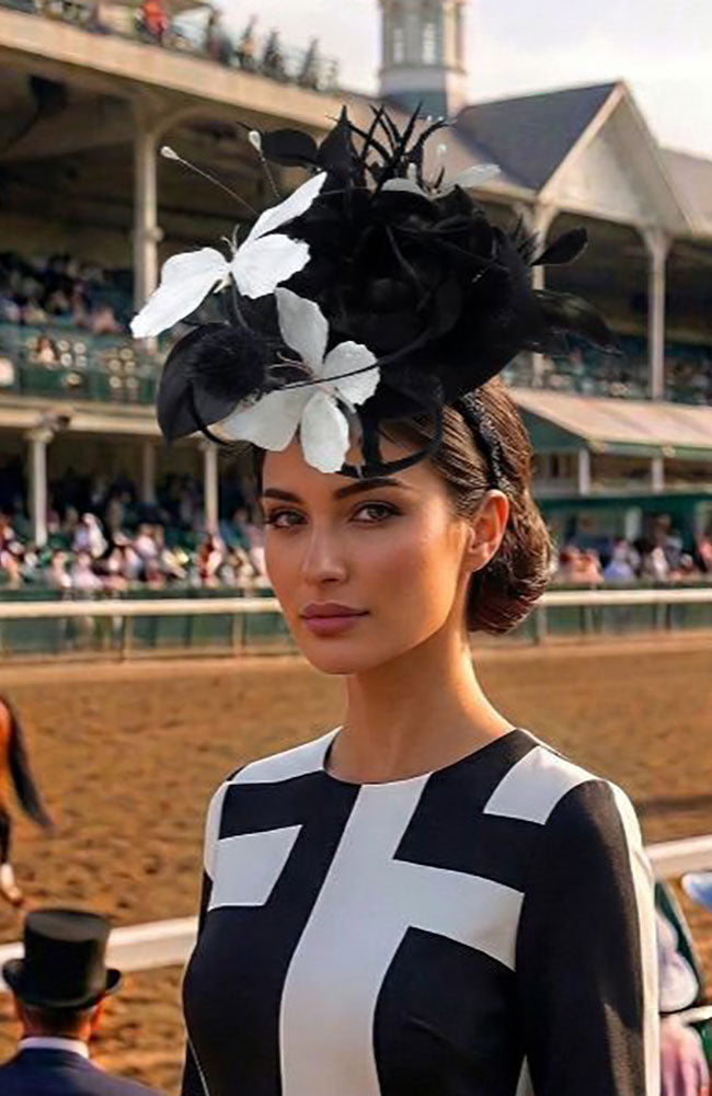 Fasc Blk Wht Butterfly