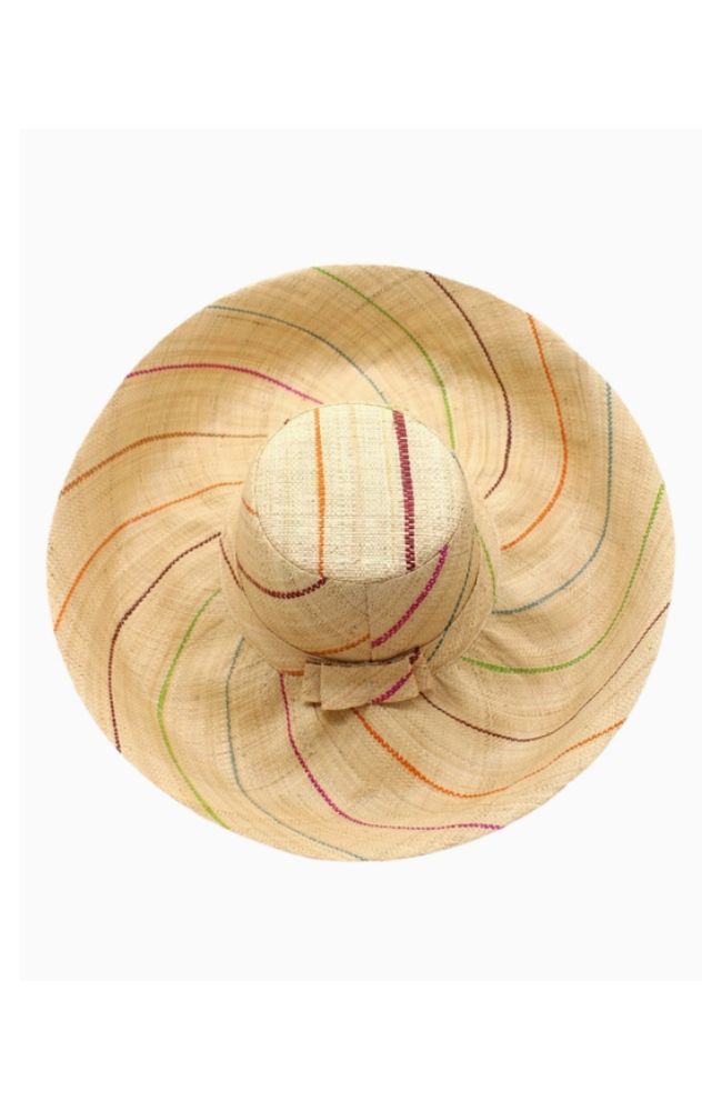 Sun Hat Brights Pinstripe 7 Inch