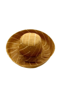 Sun Hat Tobacco Pinstripe 7 Inch