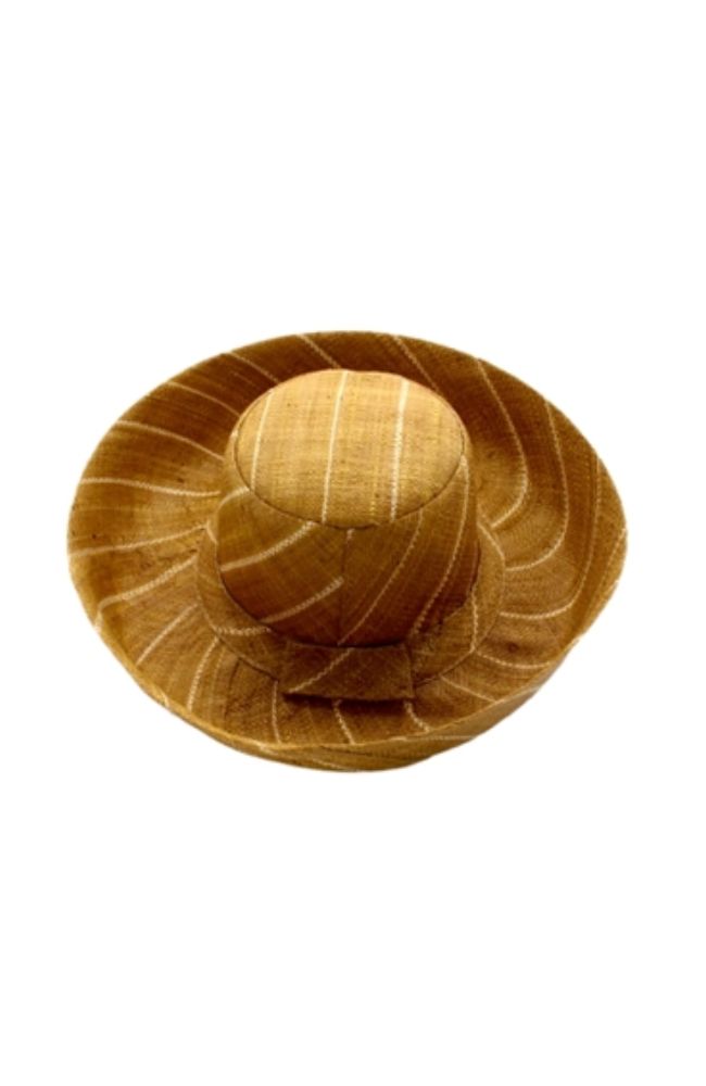 Sun Hat Tobacco Pinstripe 7 Inch